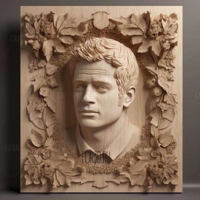 Prince Harry 1 stl model for CNC